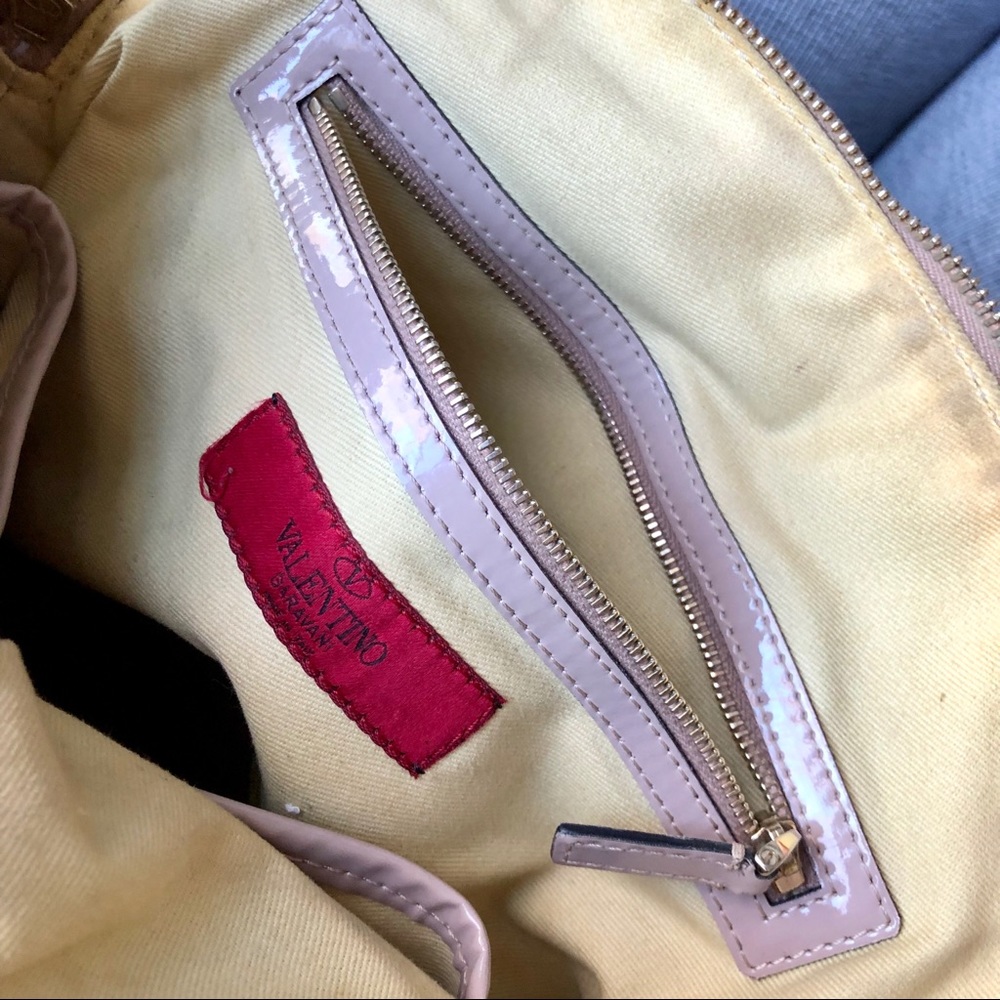 VALENTINO Lacca Bow Dome Satchel - Picture 7 of 8